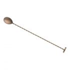 Mercer Barfly 11.8-inch Antique Copper Bar Spoon with Muddler - M37018ACP