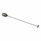 Mercer Barfly 11.8-inch Black Bar Spoon with Muddler - M37018BK