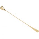 Mercer Barfly 13.2" Gold-Plated Japanese-Style Bar Spoon