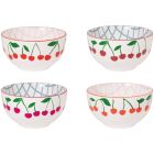  image shows Danica Jubilee Everyday Bowls (Set of 4) | Very Cherry against a blank, white background Image