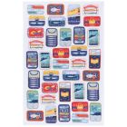 image shows Now Designs by Danica Printed Dishtowel | Del Mar against a blank, white background Image