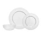 Fortessa Archie Collection 12-Piece Dinnerware Set | Clear