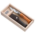 Opinel No.08 Carbon Steel Folding Knife with Sheath Image
