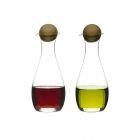 Sagaform Nature Oil & Vinegar Bottles with Oak Stopper