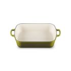 Le Creuset 5.25 Qt Signature Rectangular Roaster side, slightly above against a white background Image