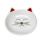 Park Life Designs Oscar Cat Dish | White