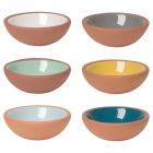 Now Designs Dip Terracotta Pinch Bowls | Set of 6 Image