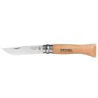 image shows Opinel Blister Pack No.06 Stainless Steel Folding Knife  against a blank, white background Image