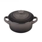 Le Creuset Oyster Gray 8oz Mini Round Cocotte - PG1160T-087F