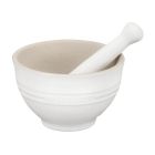 Le Creuset 10oz Mortar & Pestle | White Image