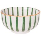 image shows Danica Jubilee Citrus Burst 4.5" Stamped Bowl | Orange against a blank, white background Image