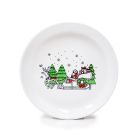 Fiesta&reg; 10.375" Coupe Dinner Bowl Plate (40oz) | Christmas Whimsy (Santa's Sleigh) Image
