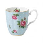 Royal Albert Vintage Collection 13.5oz Mug | Polka Blue
