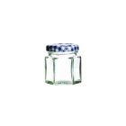Kilner Twist Top Hexagonal Jar (Blue) | 1.6oz 