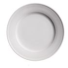 image shows TarHong Madison 10.5" Dinner Plate | White against a blank, white background Image