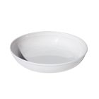 image shows TarHong Madison 45oz Low Bowl | White against a blank, white background Image
