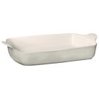  image shows Emile Henry Modern Classics 5 Qt. Extra Large Rectangular Baker | Pearl Gray against a blank, white background Image