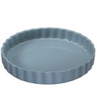 image shows K&uuml;chenprofi Porto 11" Flan Dish | Blue  against a blank, white background Image