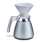 Ratio Eight Thermal Carafe & Dripper | Bright Silver