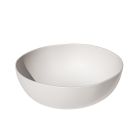 image shows TarHong Natureone Craft Coupe 37oz Bowl | Soft White  against a blank, white background
 Image