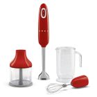 SMEG 50's Retro Style Immersion Hand Blender with 4-Piece Accessory Set Image