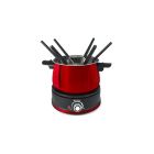 Swissmar Arolla 10-Piece Electric Fondue Set (Red)