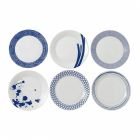 Royal Doulton Pacific Mixed 11" Dinner Plates Set of 6 - 40034435