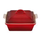 Le Creuset 2.5 Qt. Square Heritage Covered Casserole | Cerise/Cherry Red