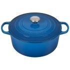 Le Creuset 7.25 Qt. Round Signature French Oven with Stainless Steel Knob | Marseille Blue