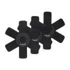 Le Creuset 16" Felt Pan Protectors, Set of 3 - Black