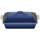 Le Creuset Olive Branch Collection 4 Qt. Heritage Covered Casserole | Marseille Blue