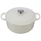 Le Creuset 7.25 Qt. Round Signature Cast Iron French Oven with Stainless Steel Knob | White