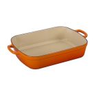 Le Creuset 5.25 Quart Cast Iron Roasting Pan - Flame Orange (LS2011-332)