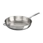 Le Creuset 12.5" Deep Fry Pan with Helper Handle | Stainless Steel
