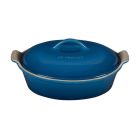 4-Qt Heritage Oval Casserole - Marseille Blue - PG04053a-3659