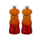 Le Creuset Petite Salt and Pepper Mill Set - Flame Orange (MG510-2)