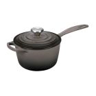 Le Creuset Enameled Cast Iron Saucepan - 1.75 Qt Oyster Grey (LS2518-167FSS)