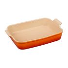 4-Qt Heritage Rectangular Dish - Flame Orange - PG07003AT-322