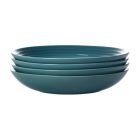 Le Creuset 8.5” Pasta Bowl Set of Four (Caribbean Blue)