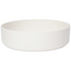 image shows Danica Heirloom Foundation 8" Large Bowl | Ivory against a blank, white background   Image