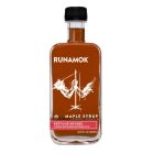 image shows Runamok Festivus Infused Maple Syrup against a blank, white background Image