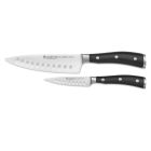 The WÜSTHOF Classic IKON 2-Piece Hollow Edge Prep Knife Set