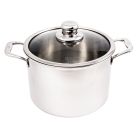 Swiss Diamond Premium Clad 7.9-Quart Stock Pot with Lid