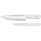 W&Uuml;STHOF Gourmet White 2-Piece Chef's Knife Set  Image