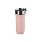 Shell pink mug against a white background Image