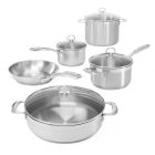 Chantal 21 Steel Induction 9 Piece Cookware Set