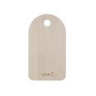 image shows Opinel Small Beech Wood Cutting Board against a blank, white background Image