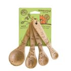 Decorative Measuring Spoons Etched with 4 Designs Image