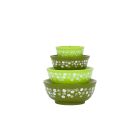Twinkl Toast Stackable Miniature Vintage Bowls ornament | Butterfly Gold against a white background Image