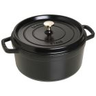 Staub 5.5Qt. Round Cocotte/Dutch Oven | Matte Black